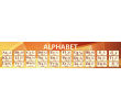 335-alphabet 1800х400мм