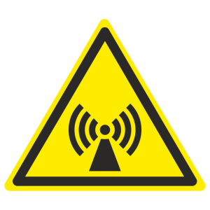 Знак безопасности W-12 «Внимание. Электромагнитное поле»