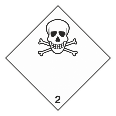 Знак безопасности 2.2 «Токсичные газы»